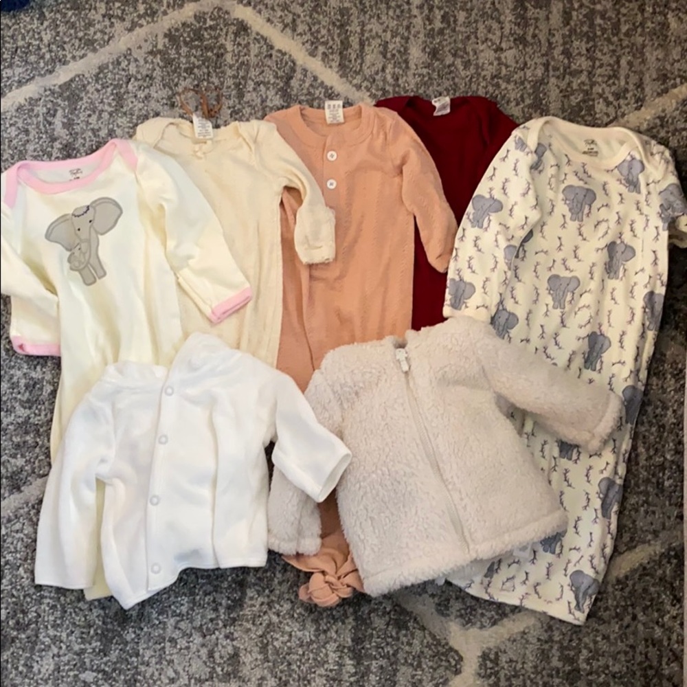 0-3 month old baby girl clothes